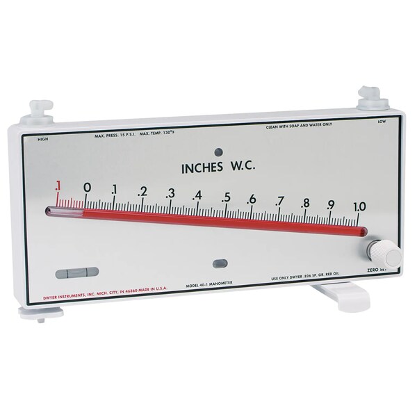 Wind speed indicator, MPH scale, with NIST Calibration.
